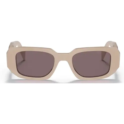 Elegant Nude & Neutrals Sunglasses Ss24 , female, Sizes: 49 MM - Prada - Modalova