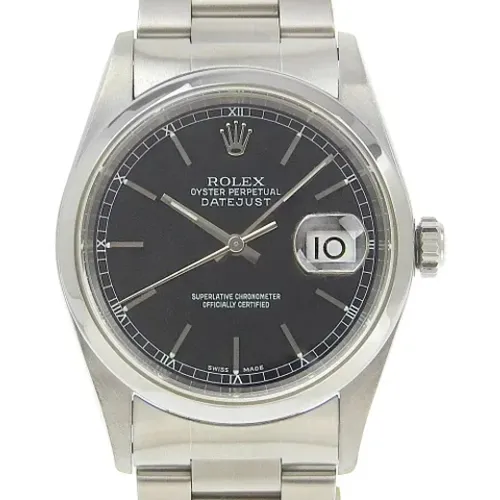 Pre-owned Metal watches , male, Sizes: ONE SIZE - Rolex Vintage - Modalova