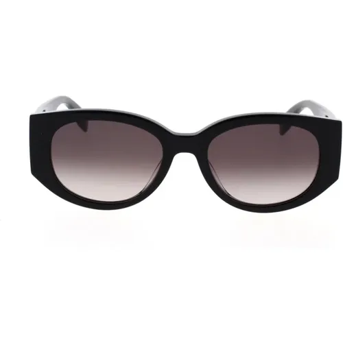 Graffiti Oval Sunglasses , unisex, Sizes: 54 MM - alexander mcqueen - Modalova