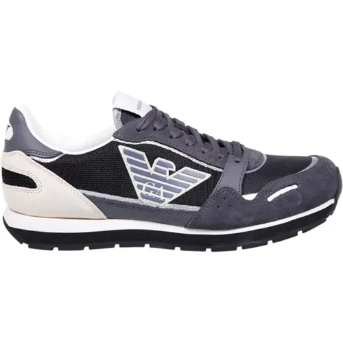 Black Pearl Vanilla Sneaker , male, Sizes: 11 UK, 7 UK, 12 UK, 6 UK - Emporio Armani - Modalova