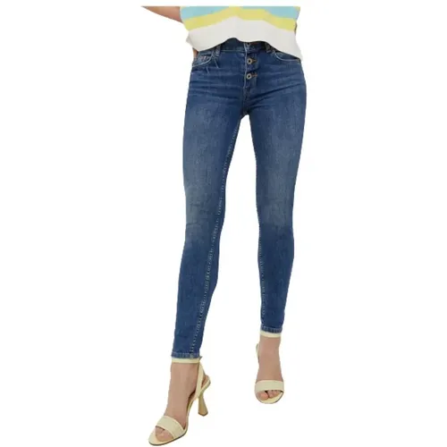 High-Waisted Jean Monroe , female, Sizes: W26, W24, W27, W25, W30 - Liu Jo - Modalova