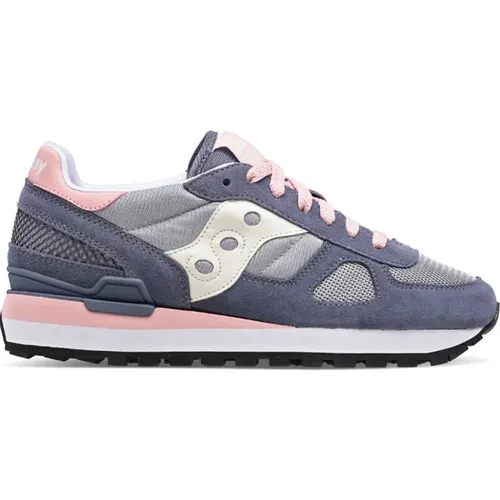 Marineblau/Off White Damen Sneakers , Damen, Größe: 35 1/2 EU - Saucony - Modalova