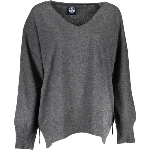 Elegant V-Neck Pullover , female, Sizes: S, L, M, XS - North Sails - Modalova