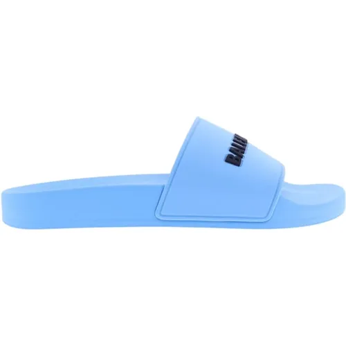 Logo Pool Slide Sandals , female, Sizes: 7 UK - Balenciaga - Modalova