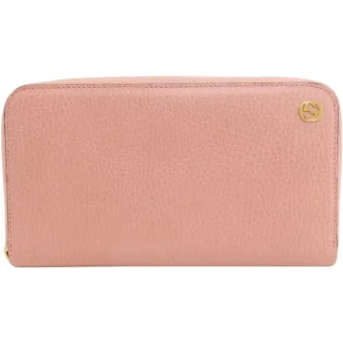 Pre-owned Leather wallets , female, Sizes: ONE SIZE - Gucci Vintage - Modalova