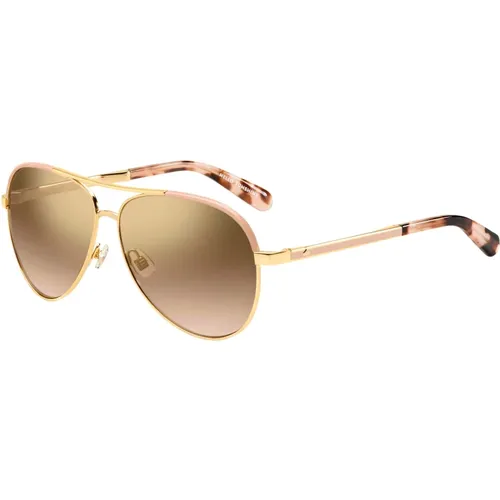 Gold Pink Sunglasses Amarissa/S , female, Sizes: 59 MM - Kate Spade - Modalova