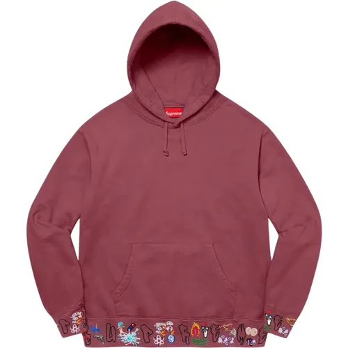 Limitierte Auflage Icons Kapuzenpullover Pflaume - Supreme - Modalova