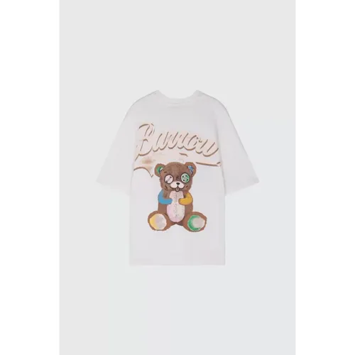 Casual T-Shirt und Polo Kollektion,T-shirt Teddy Print - BARROW - Modalova