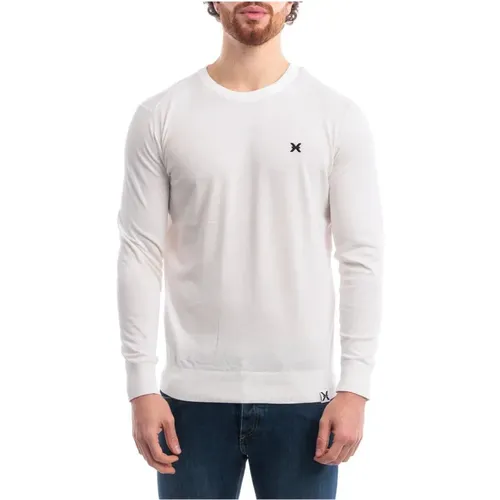 Weiße Jersey-Sweater , Herren, Größe: L - Richmond - Modalova