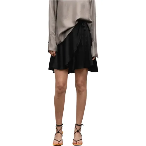 Lizy silk skirt , Damen, Größe: XL - Ahlvar Gallery - Modalova
