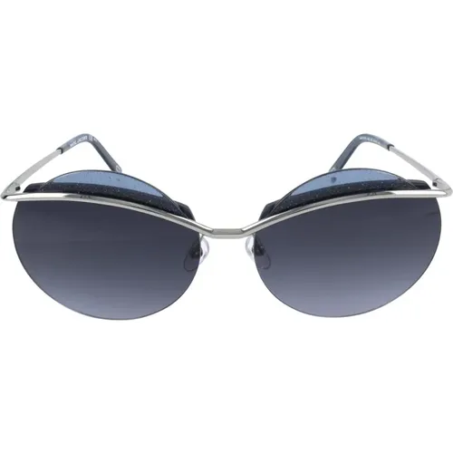 Metal Sunglasses with Ruthenium Detail , female, Sizes: 62 MM - Marc Jacobs - Modalova