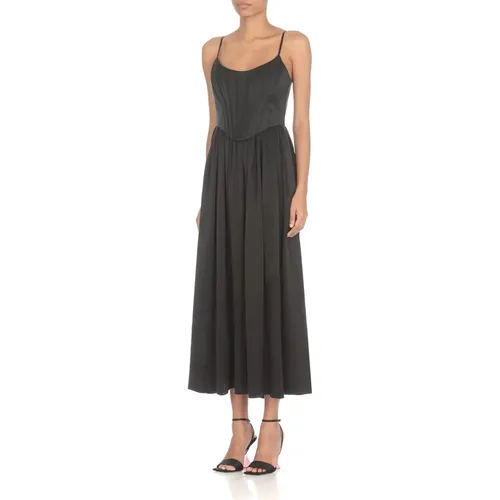 Silk Dress with Shoulder Straps , female, Sizes: M - Zimmermann - Modalova