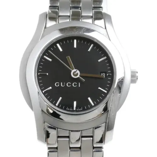 Pre-owned Stainless Steel watches , female, Sizes: ONE SIZE - Gucci Vintage - Modalova