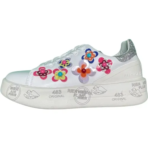 And Grey Floral Sneakers , female, Sizes: 3 UK, 7 UK, 6 UK - Premiata - Modalova