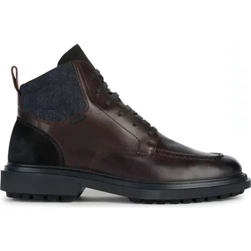 Ankle Boots for Men , male, Sizes: 7 UK, 10 UK, 8 UK - Geox - Modalova