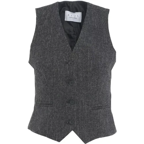 Blazer Vest Elegant Chic Style , female, Sizes: XS, S, M - Kaos - Modalova