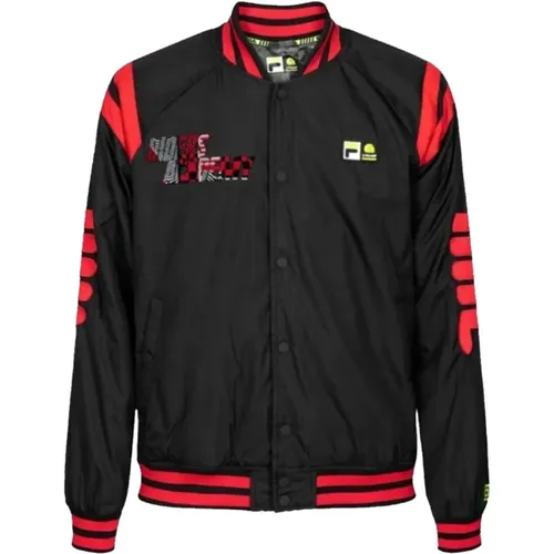 Fila , Coat ,Black male, Sizes: S - Fila - Modalova