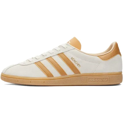 Munchen Gy7399 Cream White Sneakers , male, Sizes: 12 2/3 UK - adidas Originals - Modalova