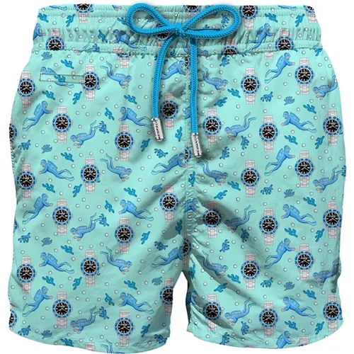 Blue Sea Clothing for Men , male, Sizes: L, M - MC2 Saint Barth - Modalova