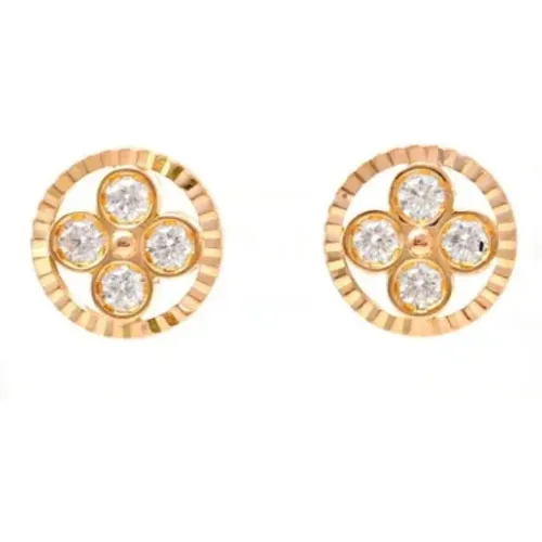 Pre-owned Rose Gold earrings , female, Sizes: ONE SIZE - Louis Vuitton Vintage - Modalova