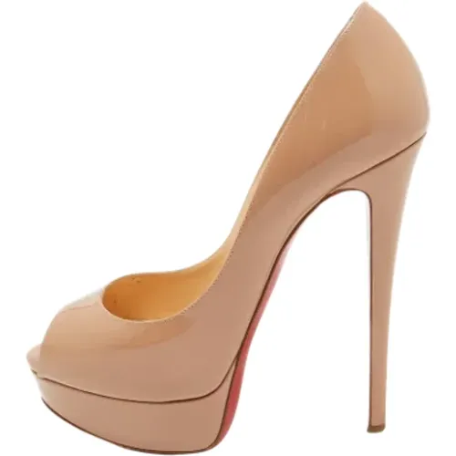 Pre-owned Leather heels , female, Sizes: 5 UK - Christian Louboutin Pre-owned - Modalova