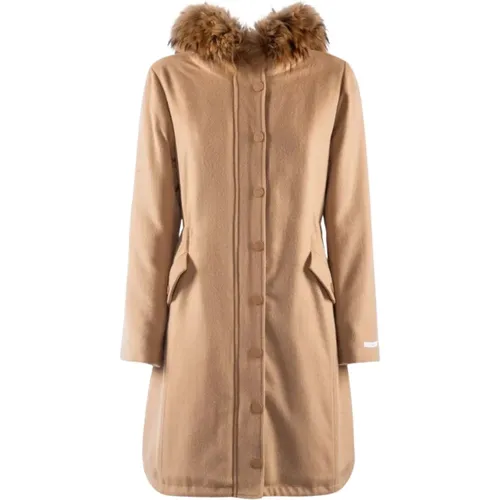 Wollgefütterter Parka mit Kapuze , Damen, Größe: XS - Nenette - Modalova