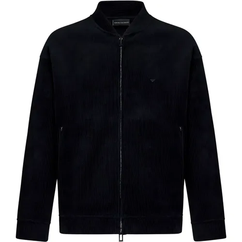 Sweater with Zip Closure , male, Sizes: XL - Emporio Armani - Modalova