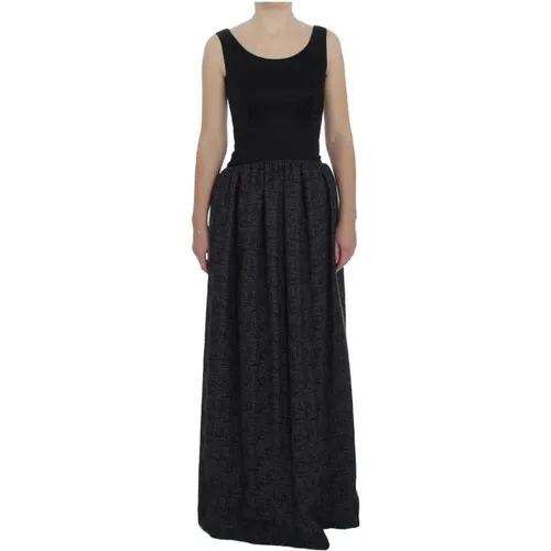 Elegantes Schwarzes Maxi-Etuikleid - Dolce & Gabbana - Modalova