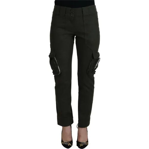 Slim-fit Hosen , Damen, Größe: L - Ermanno Scervino - Modalova