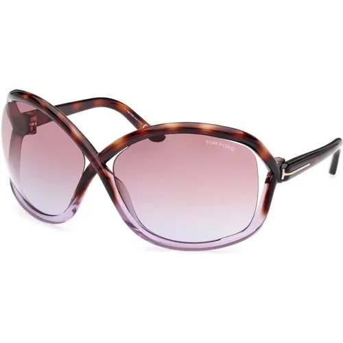 Sunglasses - Tf1068 - Havana Lucido , female, Sizes: 68 MM - Tom Ford - Modalova