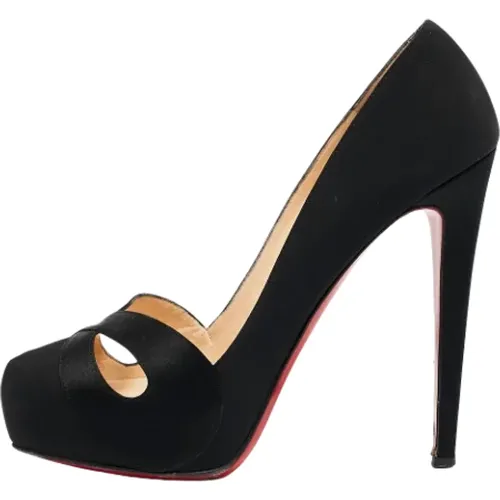 Pre-owned Satin heels , Damen, Größe: 39 EU - Christian Louboutin Pre-owned - Modalova