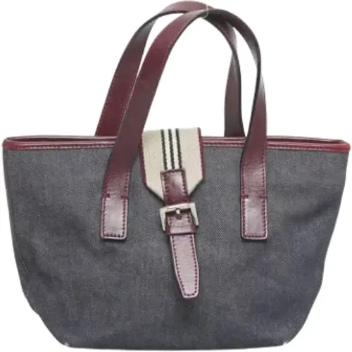Pre-owned Denim handtaschen , Damen, Größe: ONE Size - Burberry Vintage - Modalova