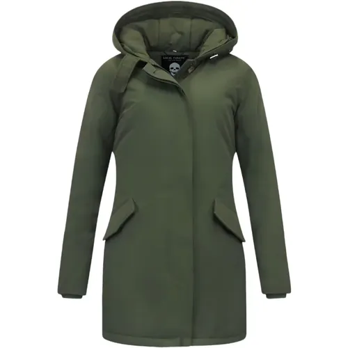 Long Fitted Winter Jacket , female, Sizes: S, M, XS, XL, L - TheBrand - Modalova