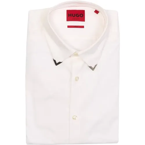 Ermo Slim Fit Shirt , male, Sizes: M, 2XL, XL, L - Hugo Boss - Modalova