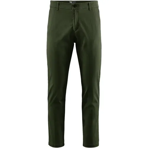 Stretch Cotton Gabardine Chino Pants , male, Sizes: W31, W32, W29, W30, W36, W34, W33, W38 - BomBoogie - Modalova