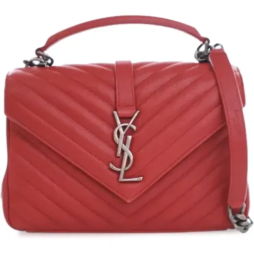 Pre-owned Leather handbags , female, Sizes: ONE SIZE - Yves Saint Laurent Vintage - Modalova