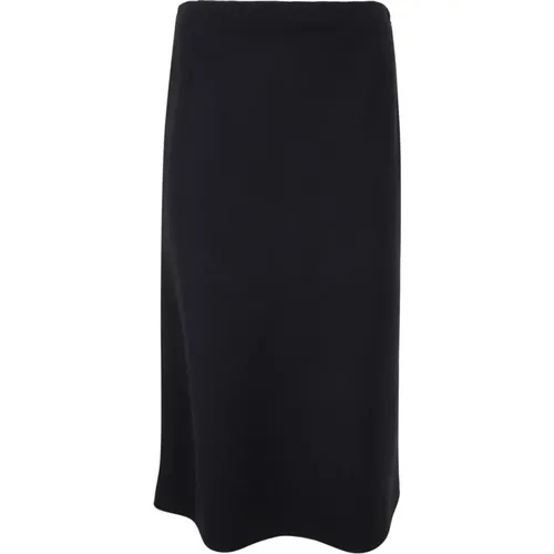 Navy Straight Skirt , female, Sizes: S - Maison Margiela - Modalova