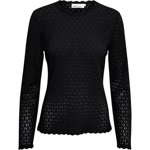 Meteorite Knit Sweater Naomikb O-Neck , female, Sizes: S, M, XL - Karen by Simonsen - Modalova