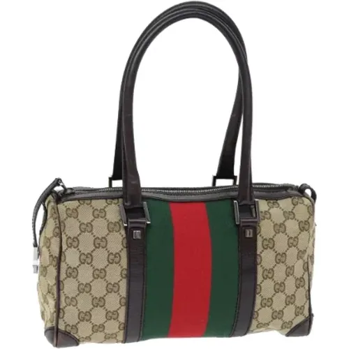 Pre-owned Canvas handbags , female, Sizes: ONE SIZE - Gucci Vintage - Modalova