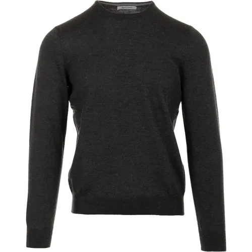 Grauer Pullover Paricollo , Herren, Größe: XL - Gran Sasso - Modalova