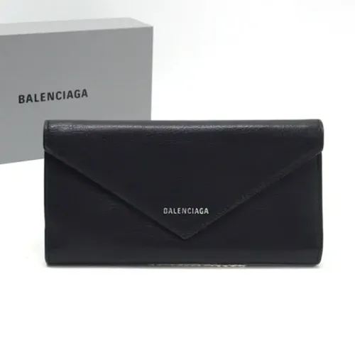 Pre-owned Leather wallets , female, Sizes: ONE SIZE - Balenciaga Vintage - Modalova