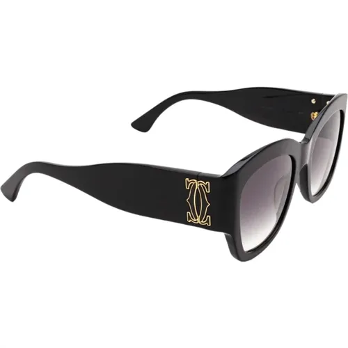 Ct0304S 001 Sonnenbrille,Sunglasses,Rote Sonnenbrille für den täglichen Gebrauch,Braun/Havanna Sonnenbrille, vielseitig und stilvoll - Cartier - Modalova