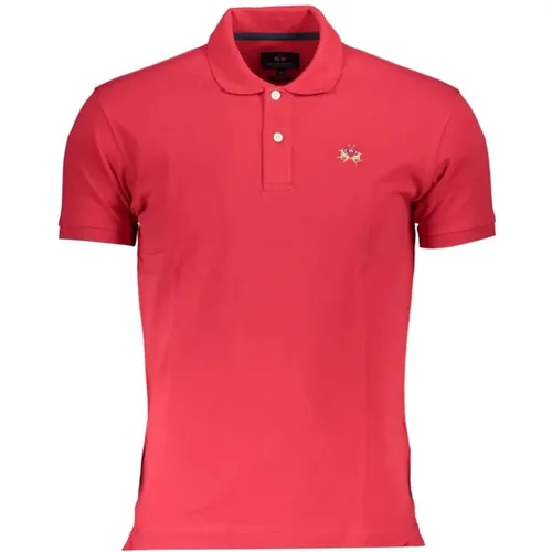 Chic Slim-Fit Polo with Contrasting Details , male, Sizes: M, L, 2XL, XL - LA MARTINA - Modalova