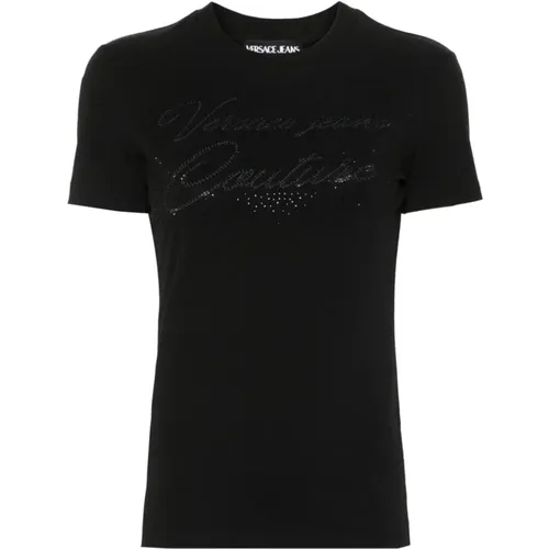T-Shirts , Damen, Größe: 2XS - Versace Jeans Couture - Modalova