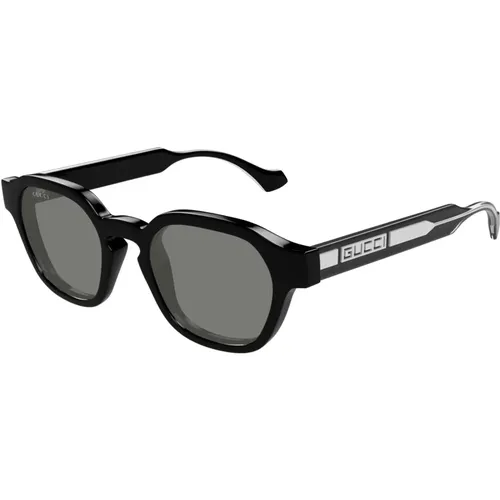 Grey Sunglasses Gg1730S , male, Sizes: 50 MM - Gucci - Modalova