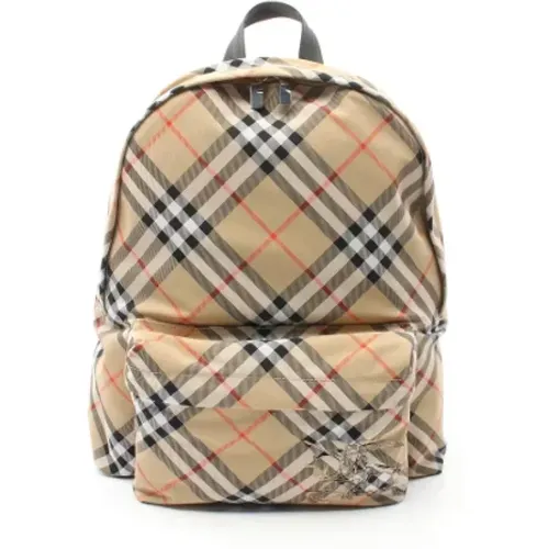 Pre-owned Canvas backpacks , female, Sizes: ONE SIZE - Burberry Vintage - Modalova