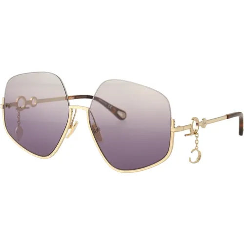 Stylische Sonnenbrille für Frauen - Chloé - Modalova