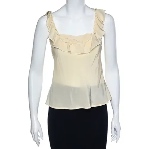 Pre-owned Silk tops , female, Sizes: S - Moschino Pre-Owned - Modalova