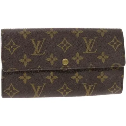 Pre-owned Canvas wallets , female, Sizes: ONE SIZE - Louis Vuitton Vintage - Modalova