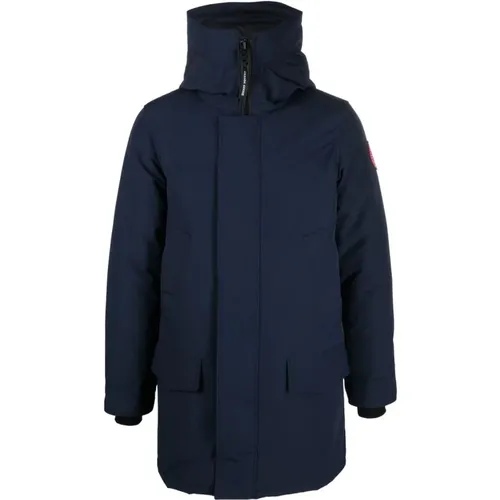 Padded Hooded Coat , male, Sizes: L - Canada Goose - Modalova